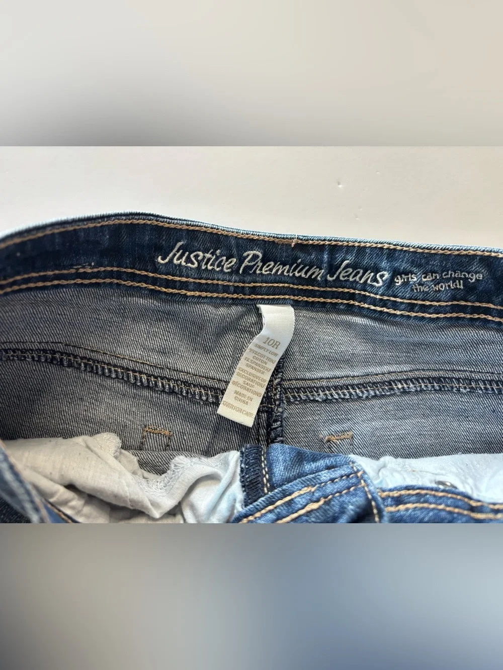 Justice Girls shorts size 10